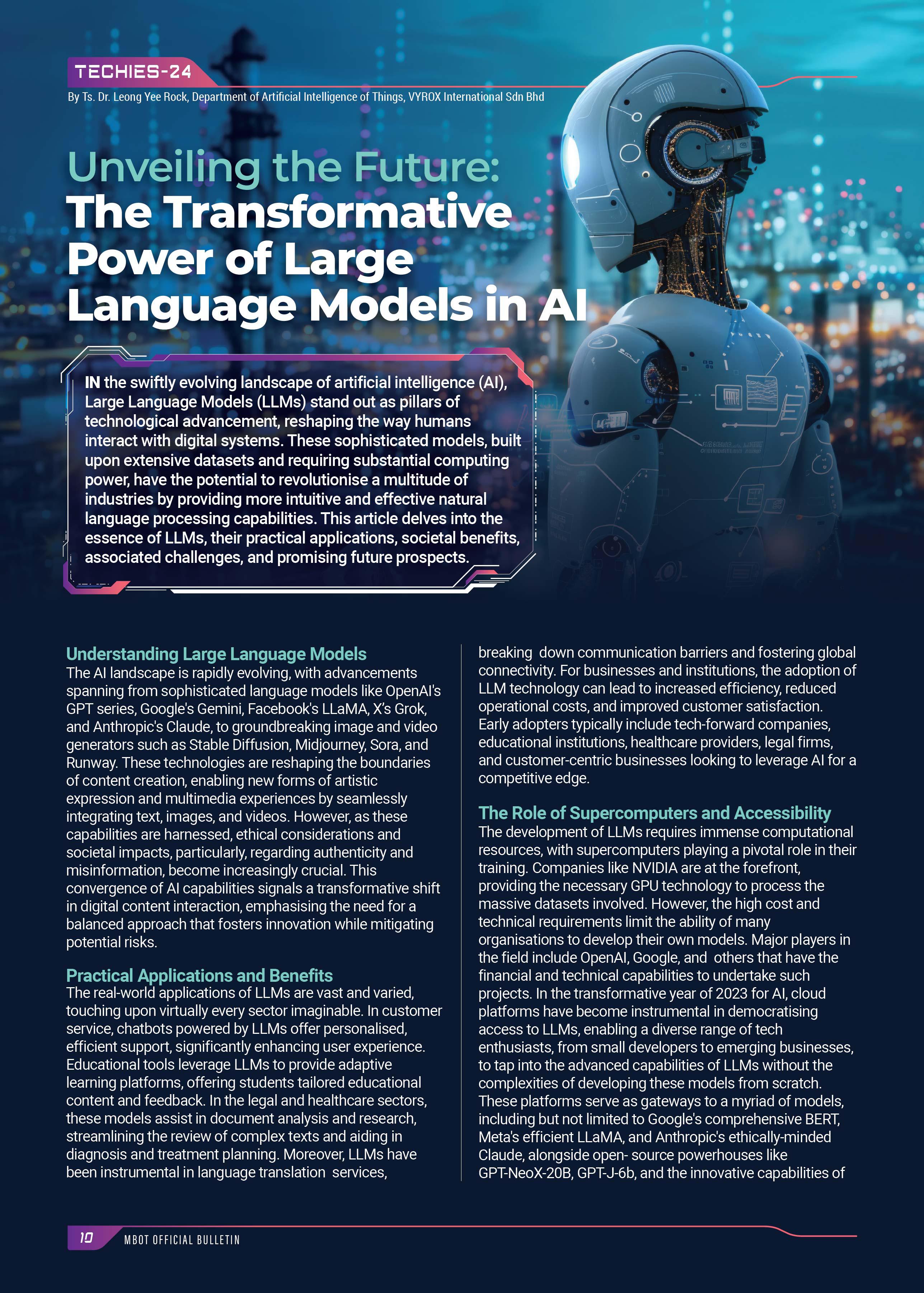 MBot Techies Publication Page 1