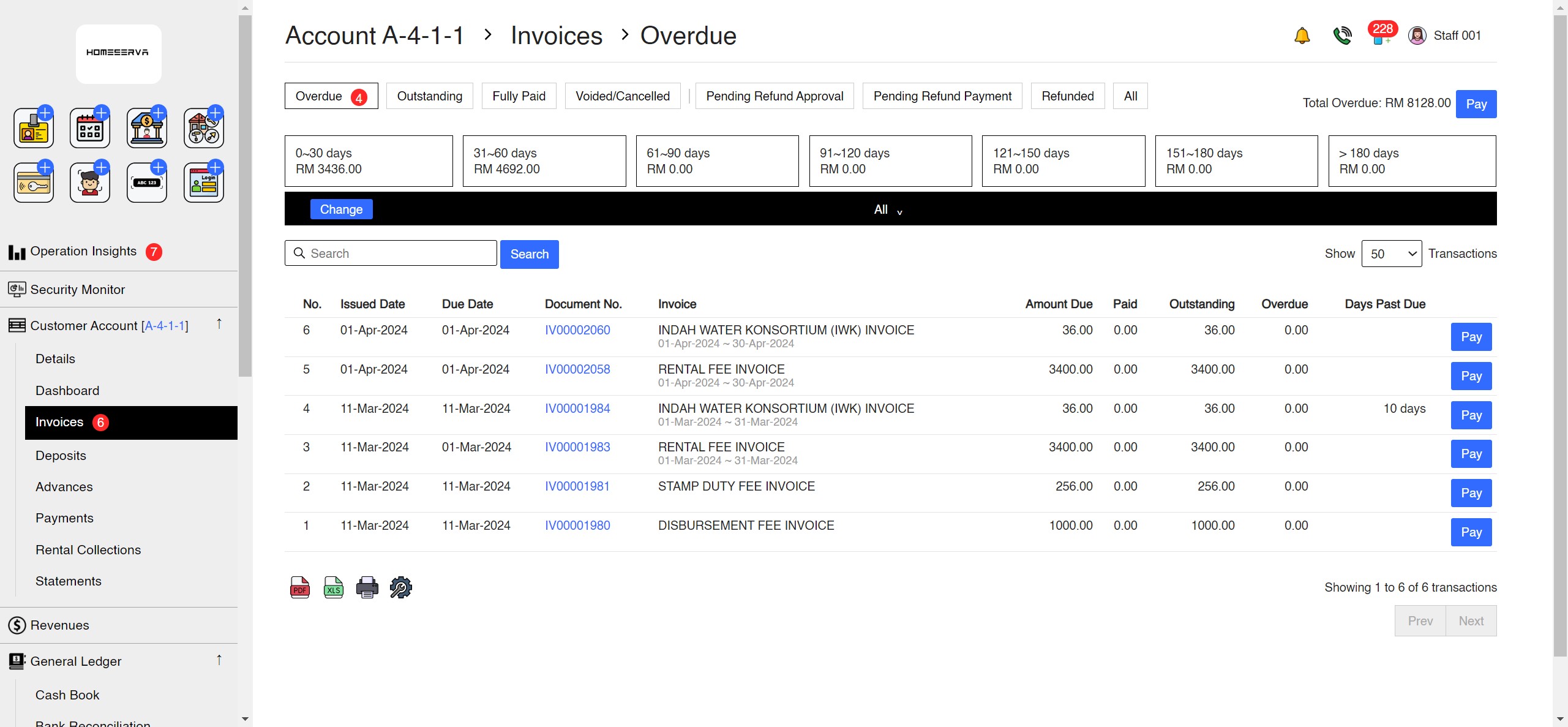 Invoicing App Screenshot