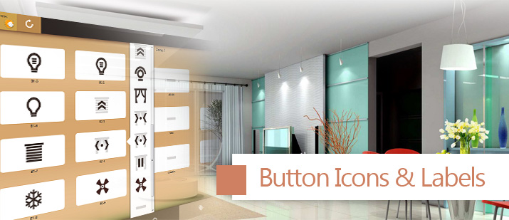 VHOME Smart Home trendy & flexible front-end controls