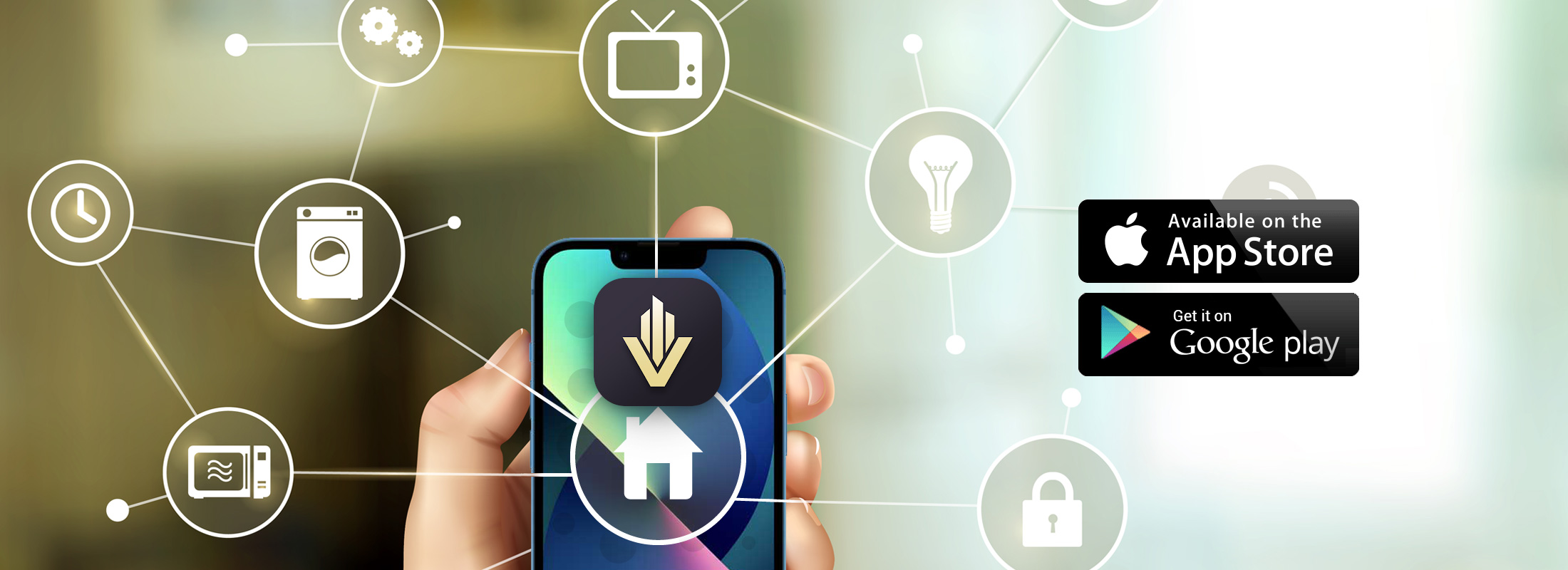 Smart Home APP iOS/Android download banner