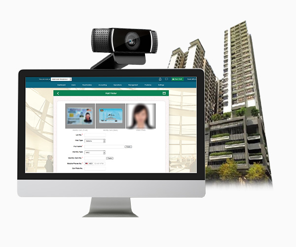 Simple system useful features to manage visitors